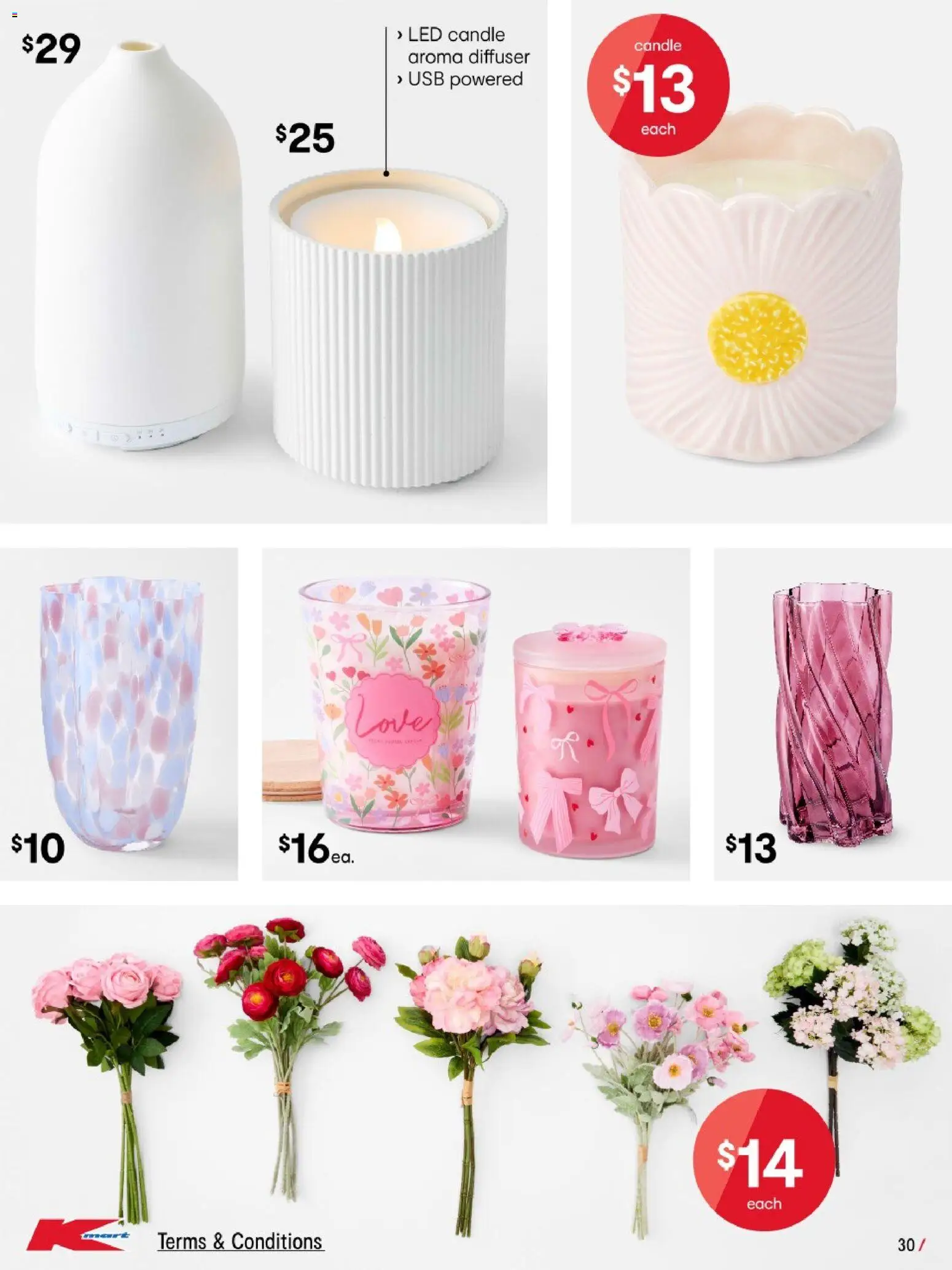 Kmart catalogue - valid from 16.04.2026 | Page: 30 | Products: Candle, Usb