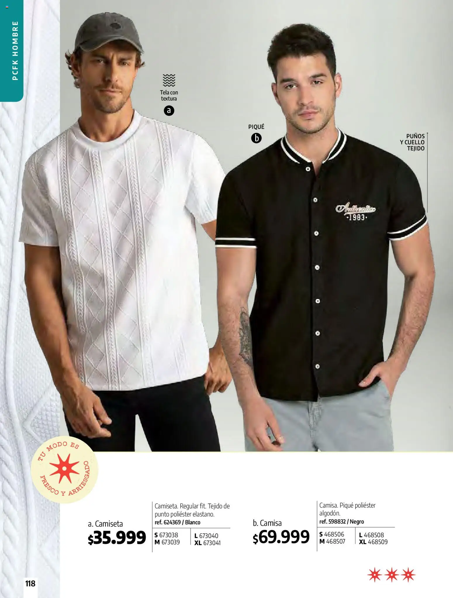 Pacifika revista - valida desde el 01.04.2026 | Página: 118 | Productos: Camiseta, Cuello, Camisa