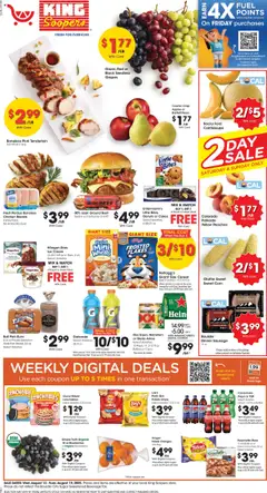 Preview of King Soopers weekly ads valid from 13.08.2025