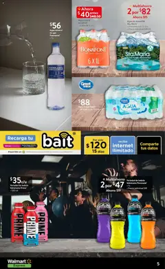 Nuevas ofertas de Walmart Express válidas en toda la República Mexicana desde el 24.07.2025. ¡Encuentra las mejores ofertas en Walmart Express folleto! | Página: 5 | Productos: Agua, Limón, Lima, Uva