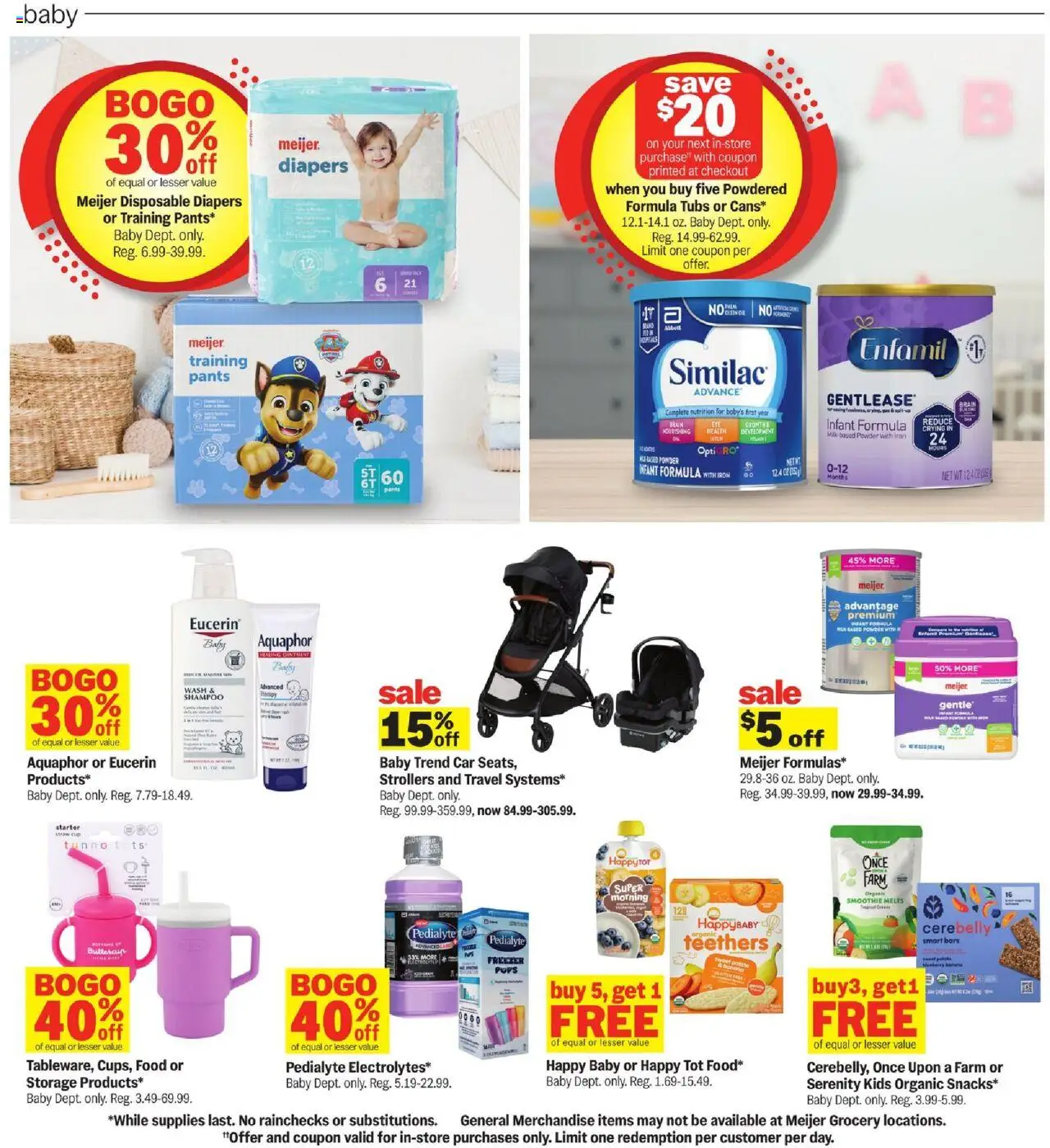Meijer Weekly Ad - valid from 24.09.2025 | Page: 35 | Products: Powder, Shampoo, Freezer, Iron