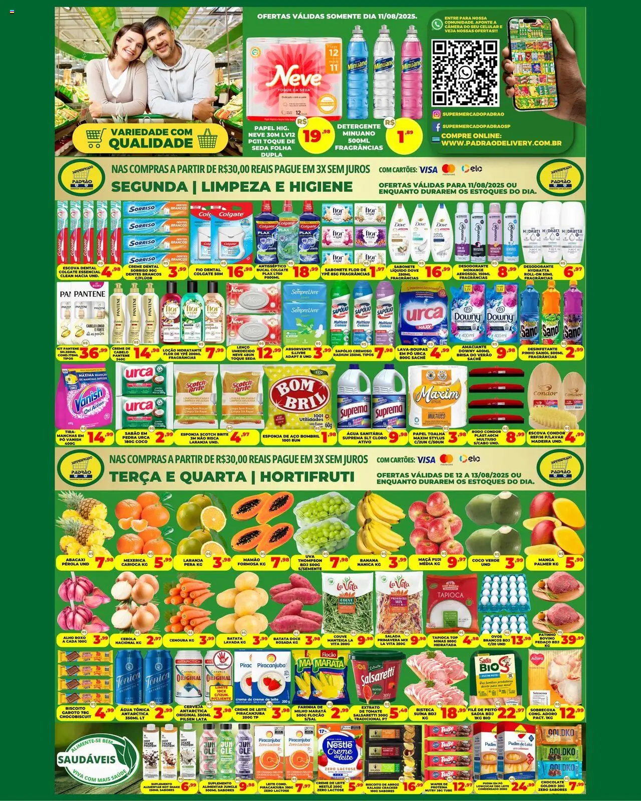 Supermercado Padrão Folheto - válido de 11.08.2025 | Página: 1