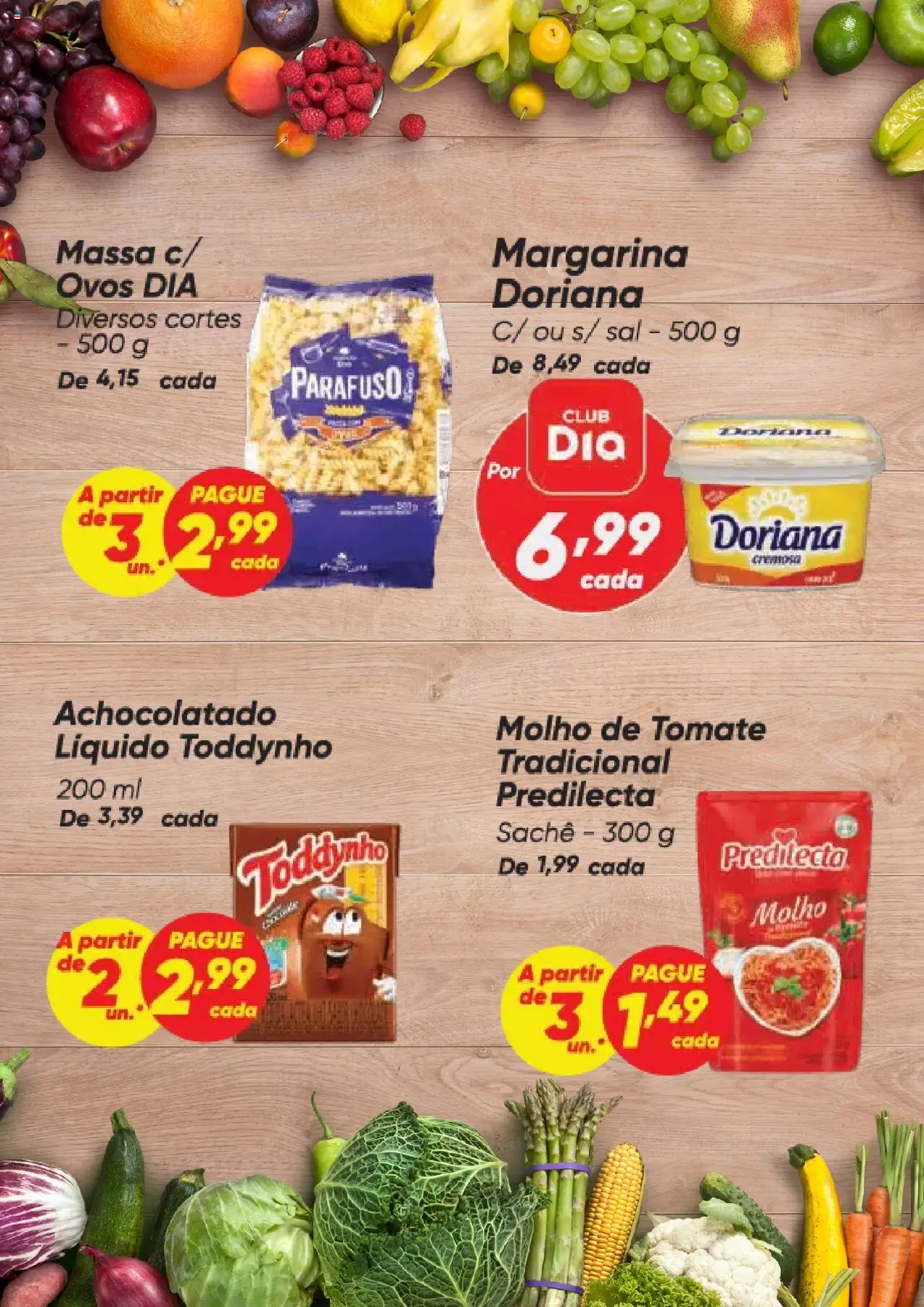 Dia Folheto - válido de 14.08.2025 | Página: 7 | Produtos: Molho de tomate, Ovos, Massa, Sal