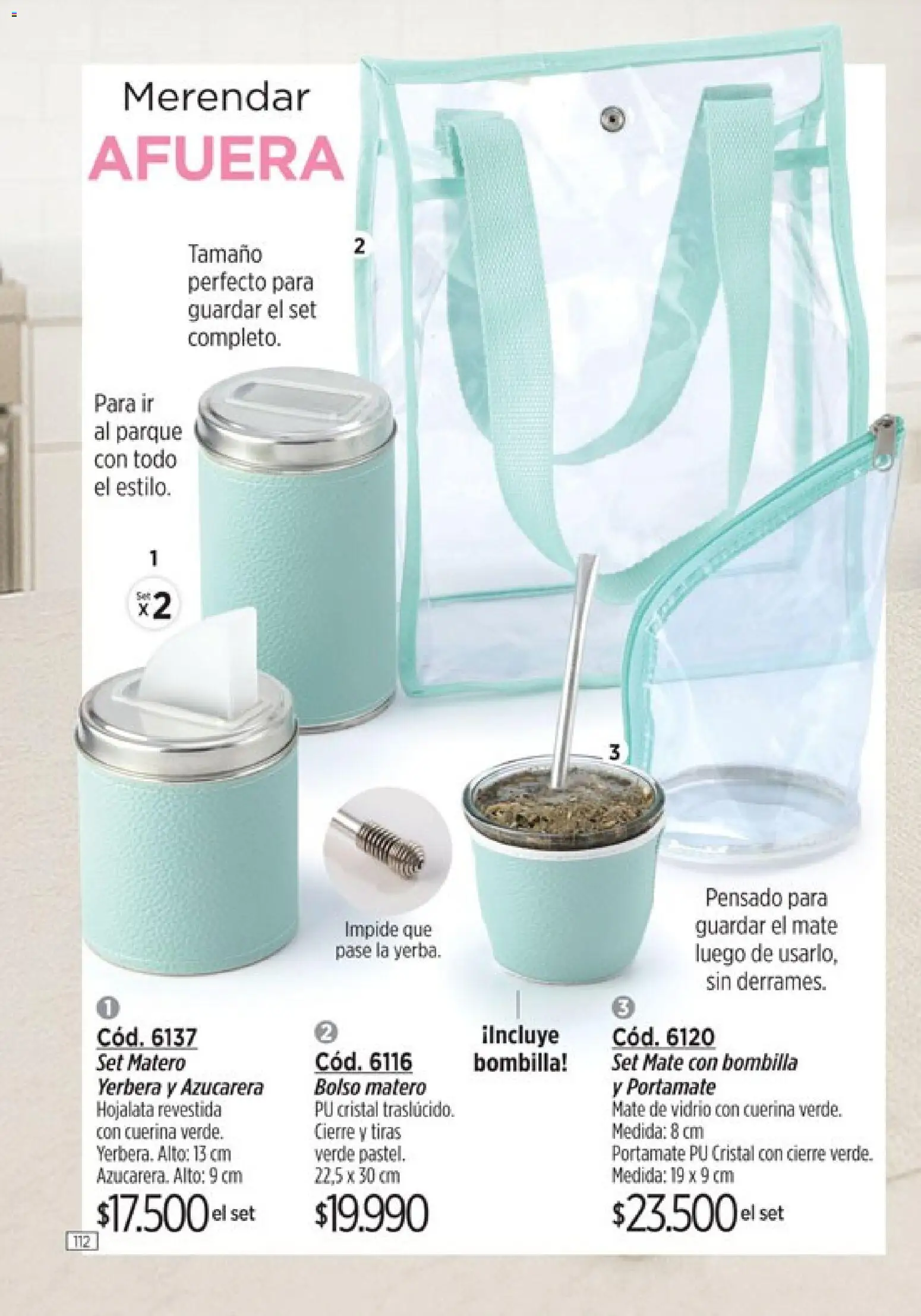 Catálogo Amodil Campaña 3 │ válido desde el 01.03.2026 | Página: 112 | Productos: Mate, Yerbera, Bombilla, Bolso