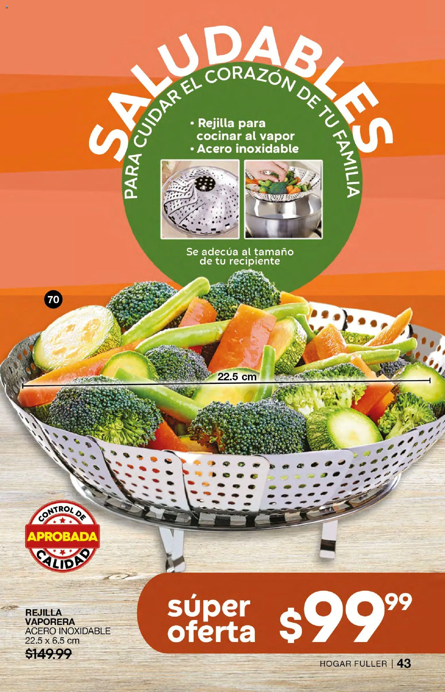 Nuevas ofertas de Fuller válidas en toda la República Mexicana desde el 10.12.2025. ¡Encuentra las mejores ofertas en Fuller campaña 18 2025! | Página: 44 | Productos: Vaporera, Rejilla