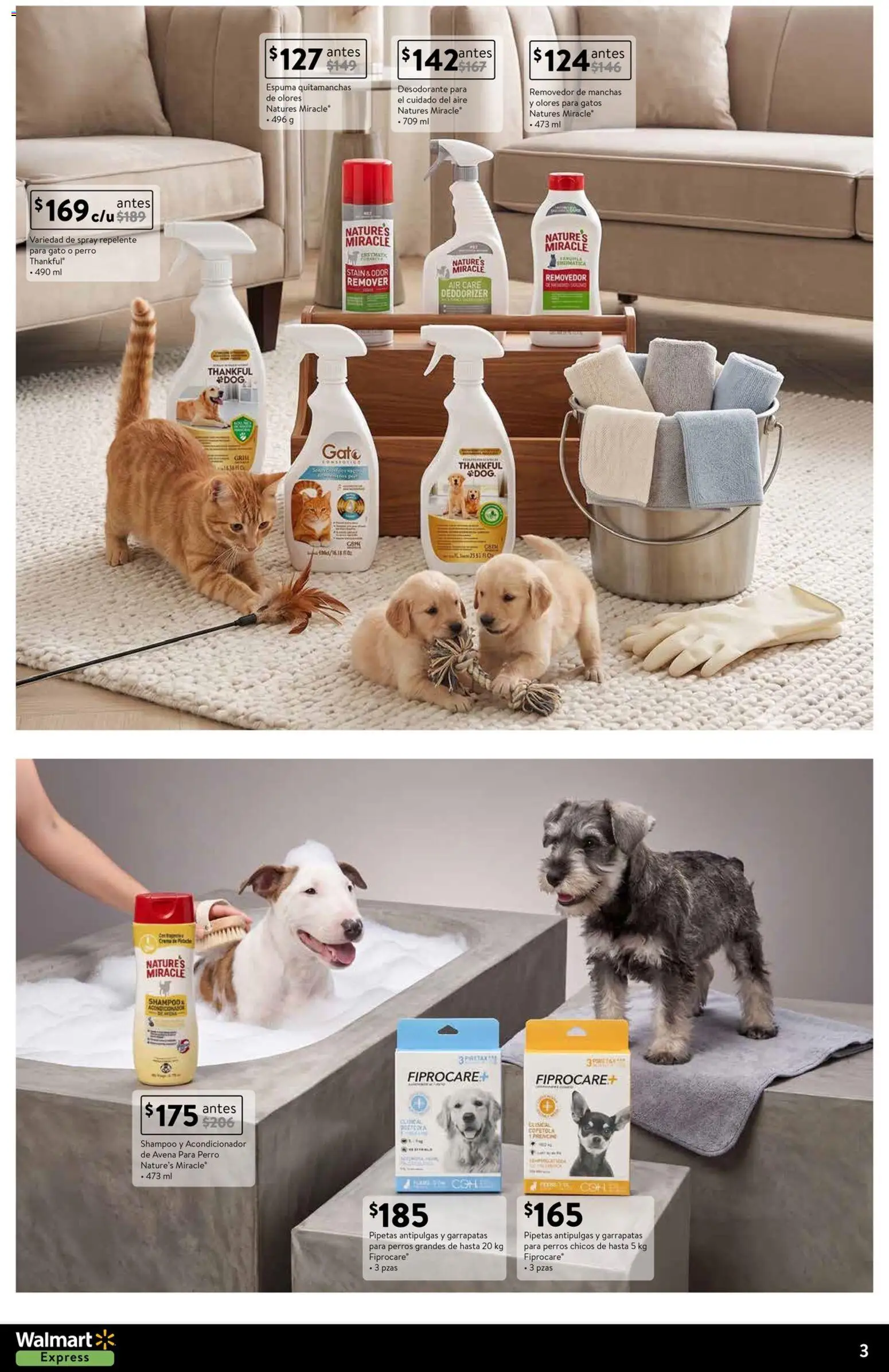 Nuevas ofertas de Walmart Express válidas en toda la República Mexicana desde el 22.04.2026. ¡Encuentra las mejores ofertas en Walmart Express folleto Precios bajos ! | Página: 3 | Productos: Avena, Espuma, Repelente, Acondicionador