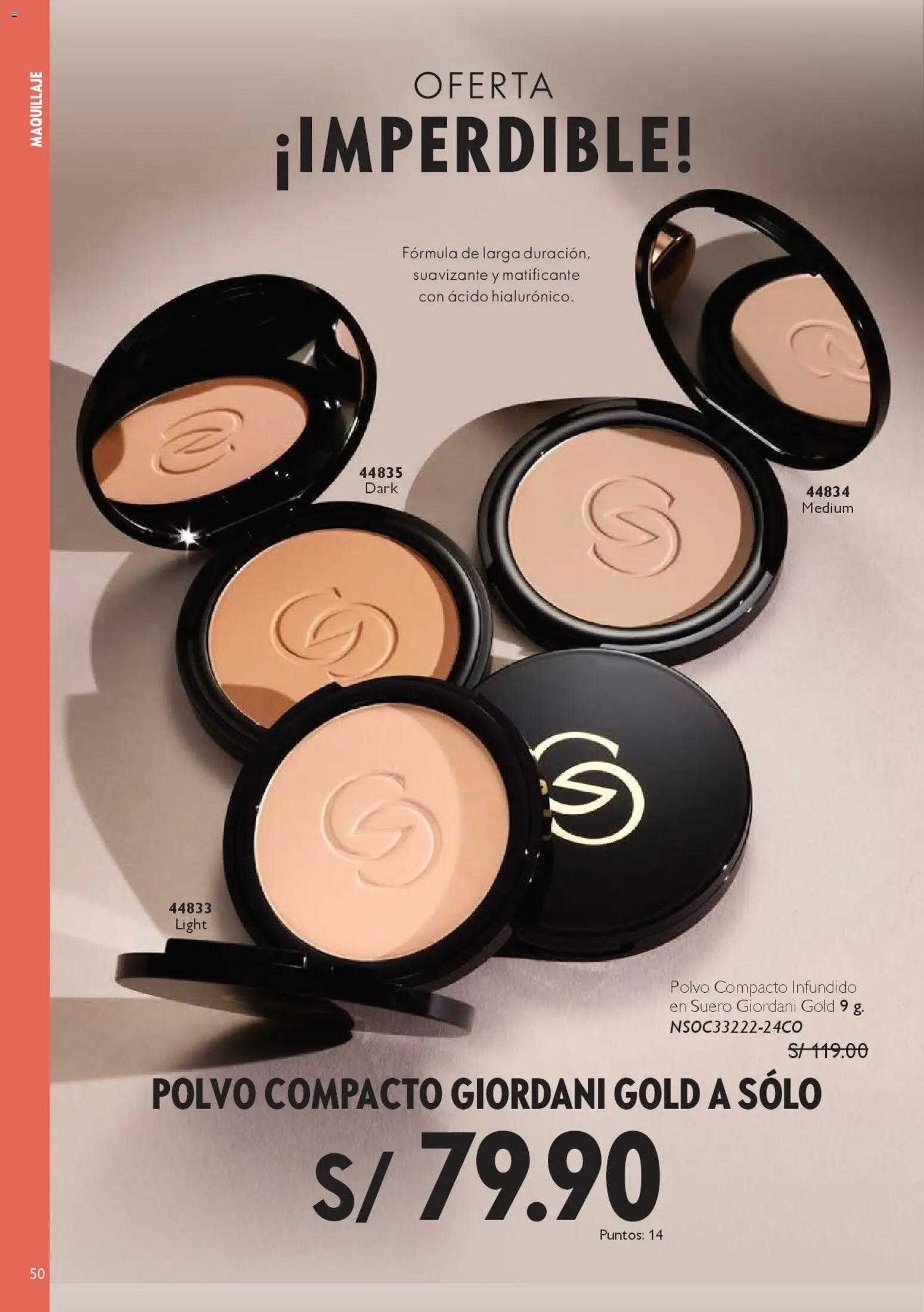 Catálogo Oriflame válido desde 25.10.2025 | Página: 50 | Productos: Maquillaje, Polvo