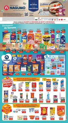 Nagumo Folheto - válido de 30.07.2025 | Página: 1 | Produtos: Feijão, Guaraná, Salsicha, Knorr