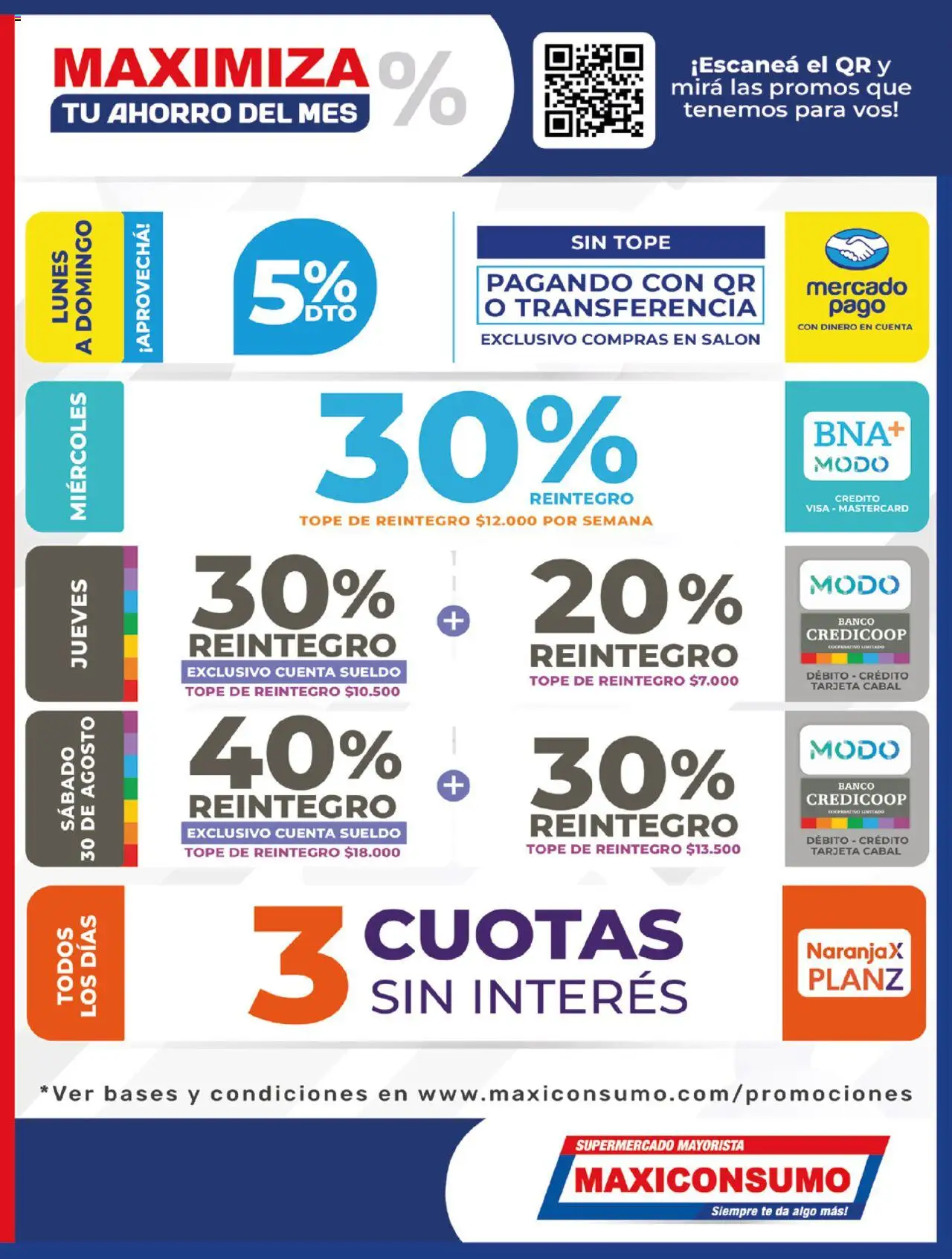 Maxiconsumo ofertas │ válido desde el 25.08.2025 | Página: 9 | Productos: Banco, Té