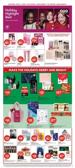 Preview of Shoppers weekly flyer / circulaire from shop Shoppers valid from 01.11.2025 | Page: 12 | Products: Cream, Brush, Toothpaste, Chocolate