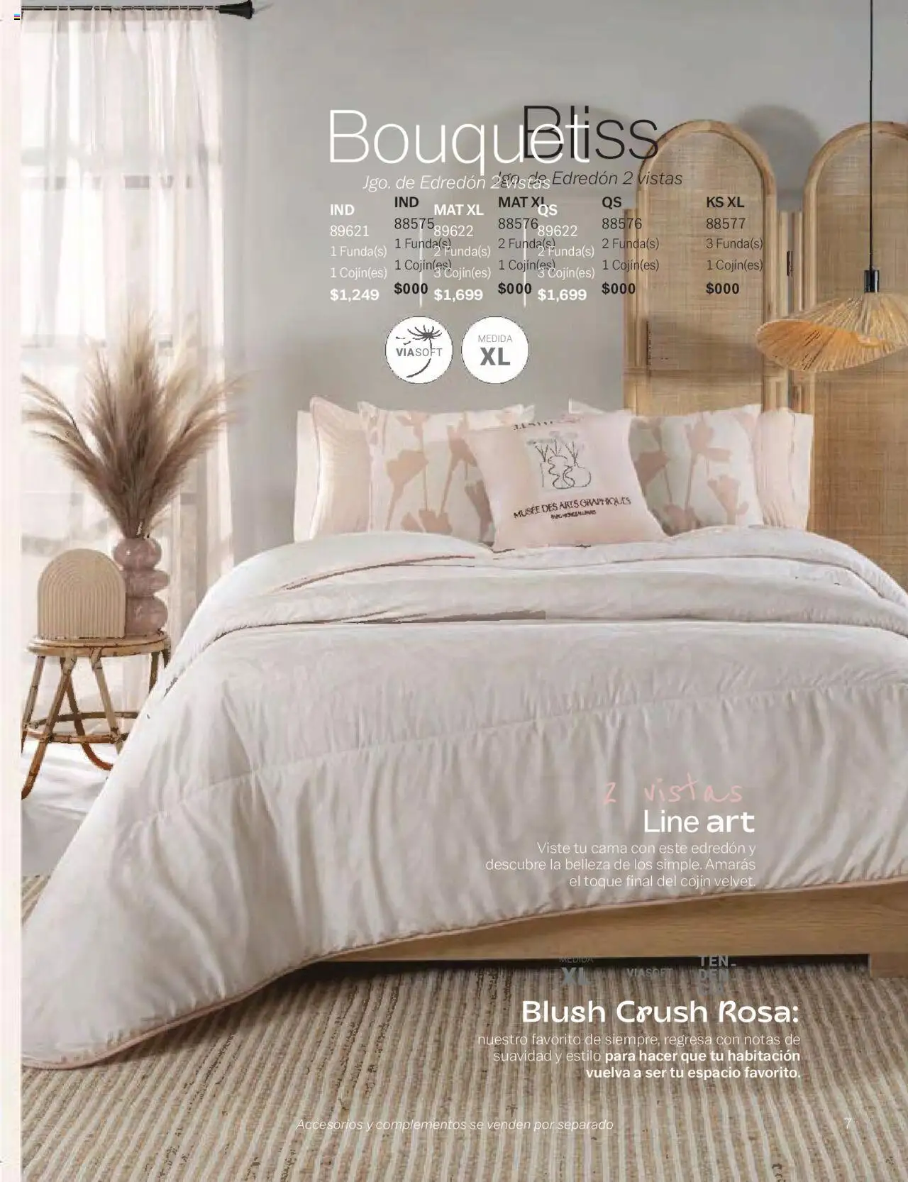 Nuevas ofertas de Vianney válidas en toda la República Mexicana desde el 24.01.2025. ¡Encuentra las mejores ofertas en Vianney catálogo Chavos! | Página: 9 | Productos: Funda, Cama