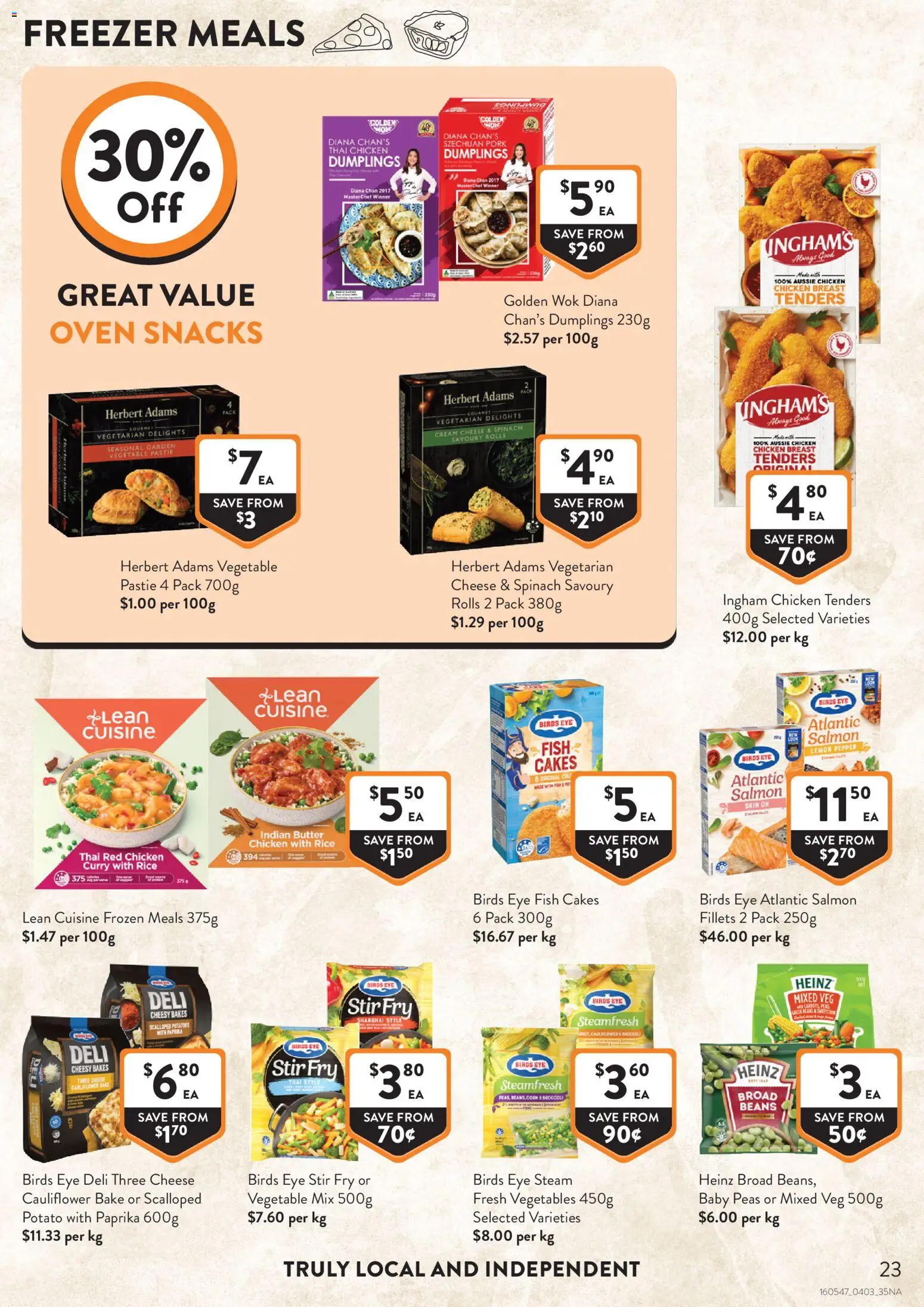 Foodworks catalogue - valid from 04.03.2026 | Page: 23 | Products: Butter, Cauliflower, Freezer, Oven