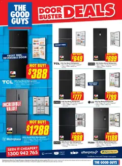 Preview of The Good Guys  Catalogue  - valid from 28.01.2026 | Page: 2 | Products: Door, Freezer, Refrigerator
