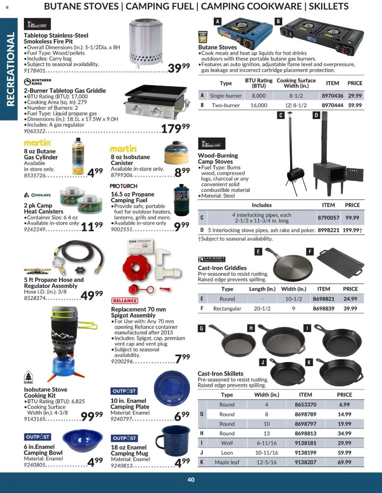Princess Auto flyer valid from 16.04.2025 | Page: 42 | Products: Cap, Bag, Stove, Ridge