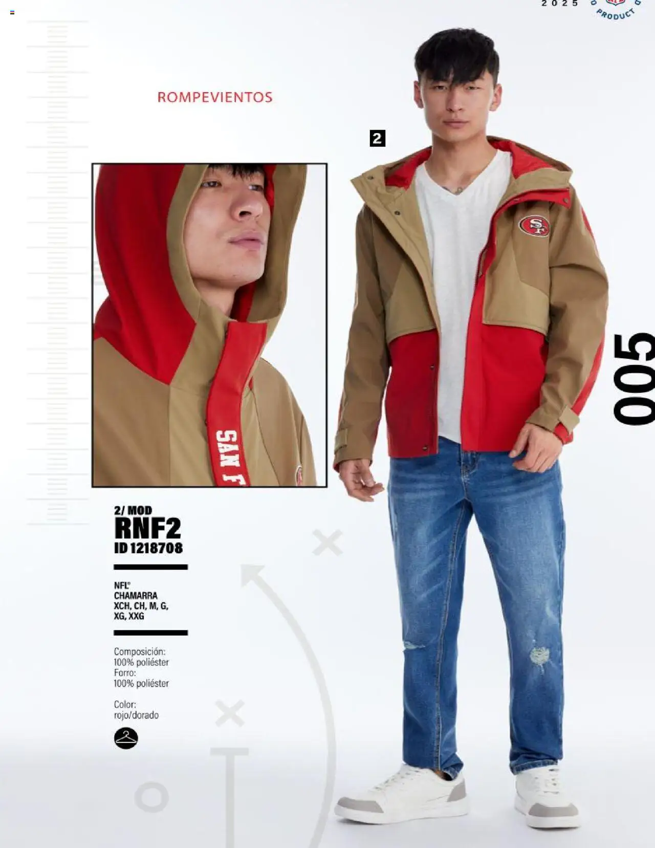 Nuevas ofertas de Price Shoes válidas en toda la República Mexicana desde el 15.10.2025. ¡Encuentra las mejores ofertas en Price Shoes - Catálogo NFL otoño / invierno 2025! | Página: 5 | Productos: Chamarra
