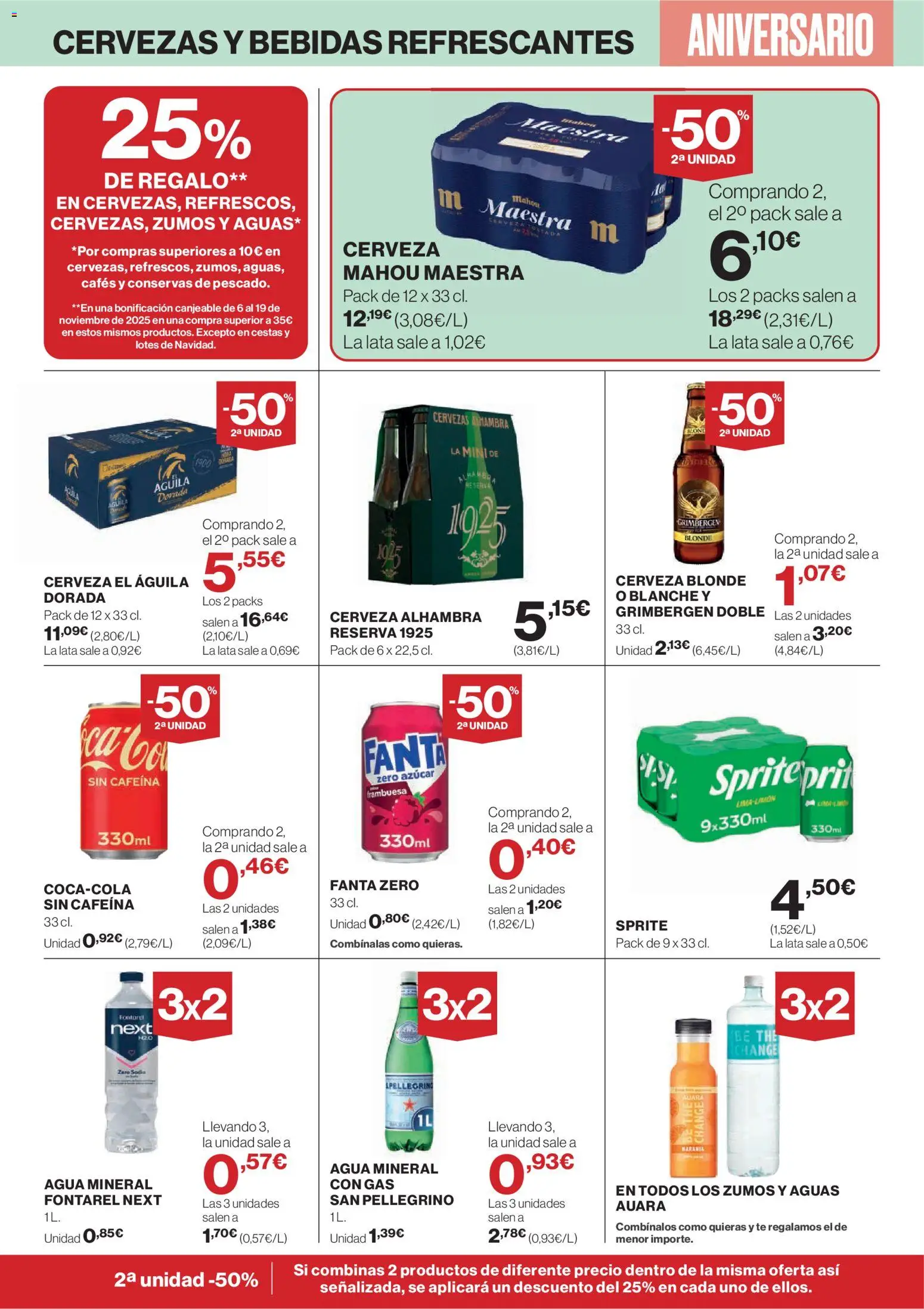 Nuevas ofertas de El Corte Inglés válidas en toda la República Mexicana desde el 23.10.2025. ¡Encuentra las mejores ofertas en El Corte - Catálogo Que necesitas hoy! | Página: 32 | Productos: Azúcar, Agua, Cerveza, Té