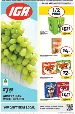 Preview of IGA Catalogue SA - valid from 07.01.2026