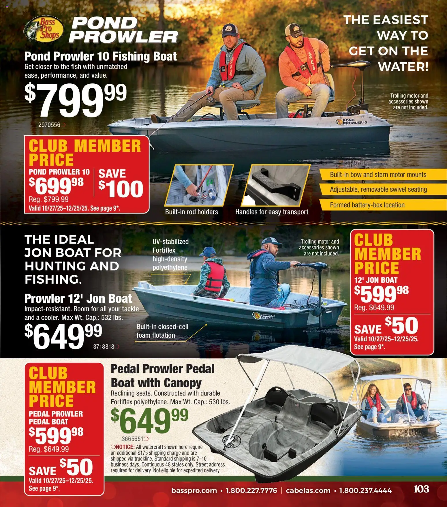 Cabela's Christmas Gift Guide 25 - valid from 01.11.2025 | Page: 103 | Products: Swivel, Bow, Fish, Rod