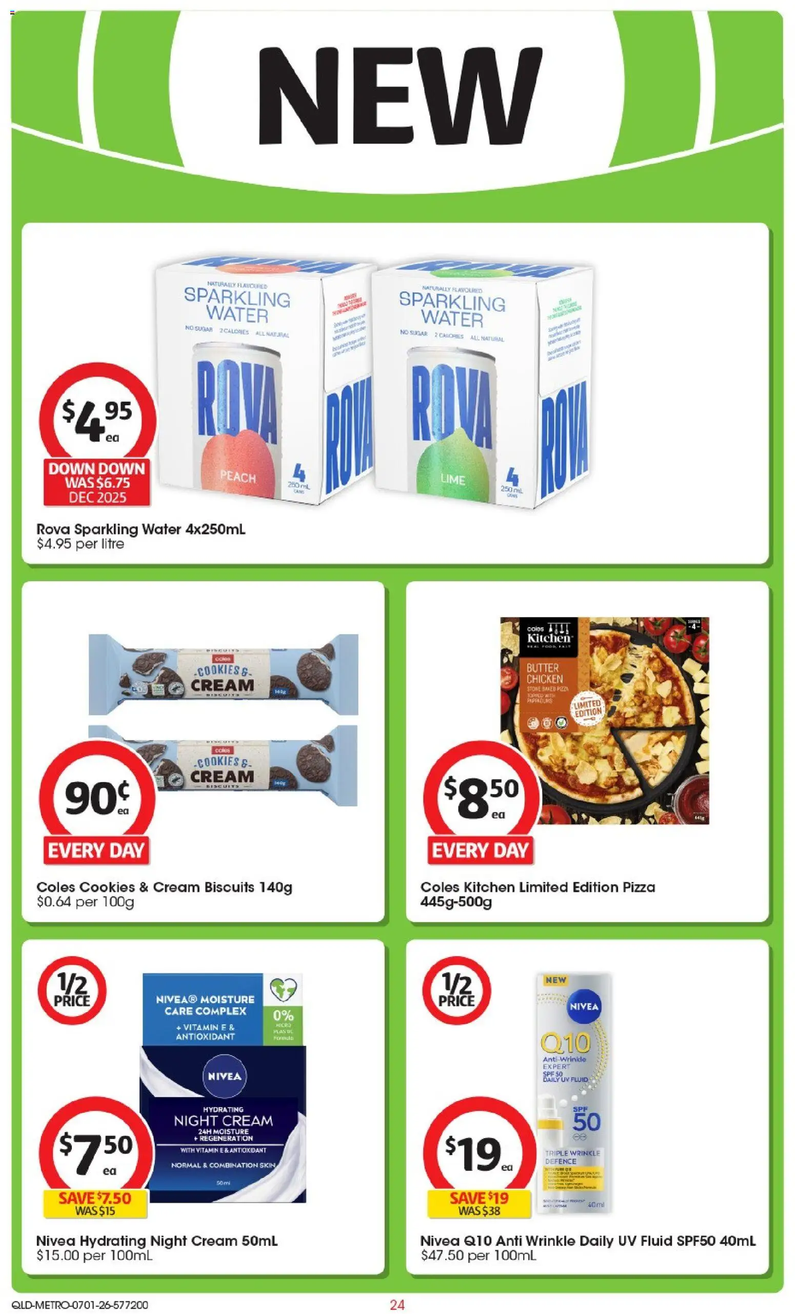 Coles catalogue - valid from 07.01.2026 | Page: 26 | Products: Pizza, Chicken, Water, Lime