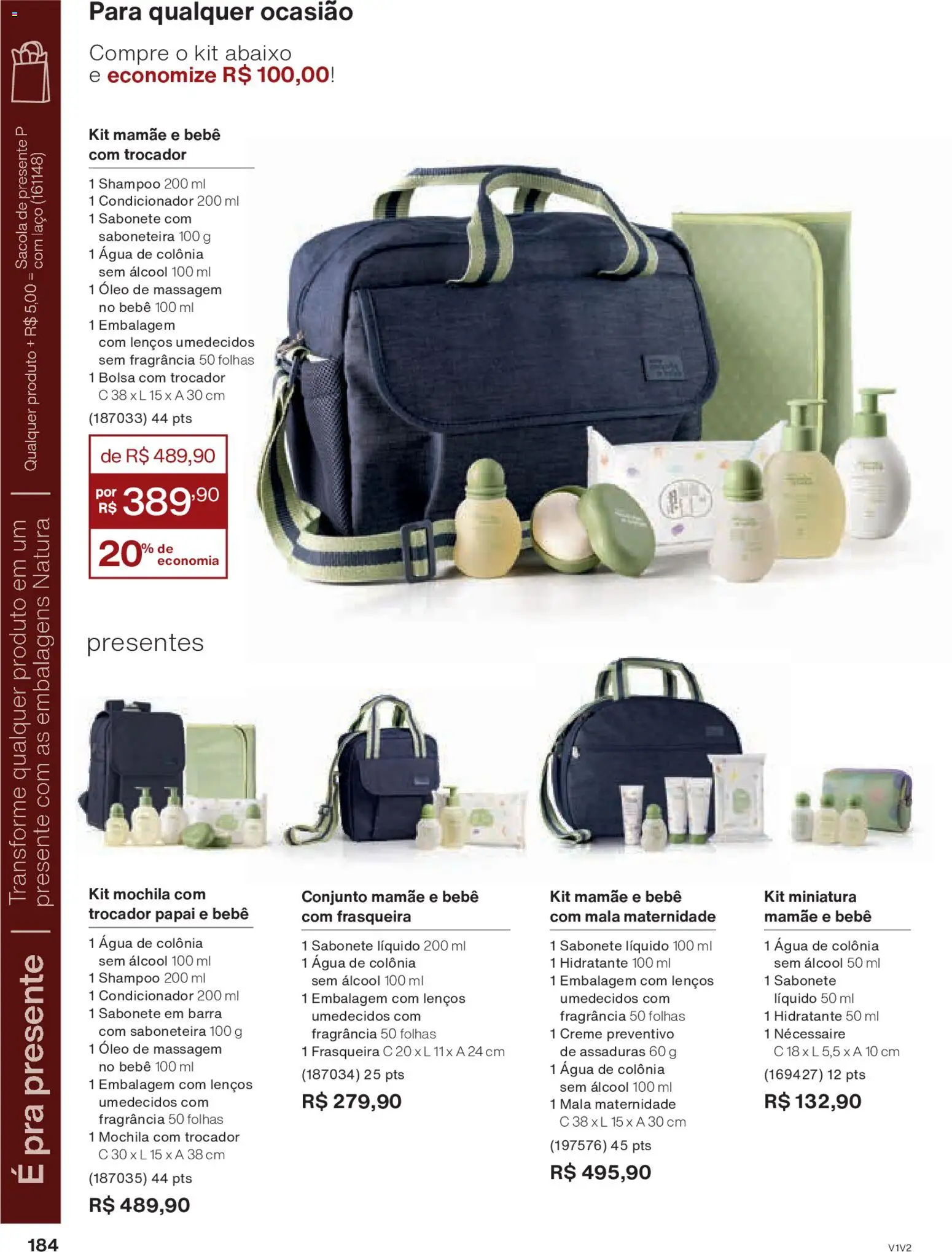 Natura Folheto - válido de 26.11.2025 | Página: 184 | Produtos: Fragrância, Necessaire, Óleo, Sabonete líquido