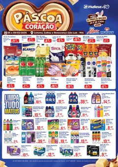 Mateus ofertas Páscoa do Coração + Limpa Tudo - Pré-Visualização do folheto da loja Mateus, válido de 05.03.2026