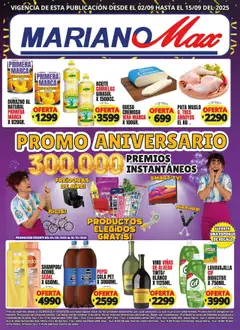 Vista previa Mariano Max catálogo válido desde el 02.09.2025