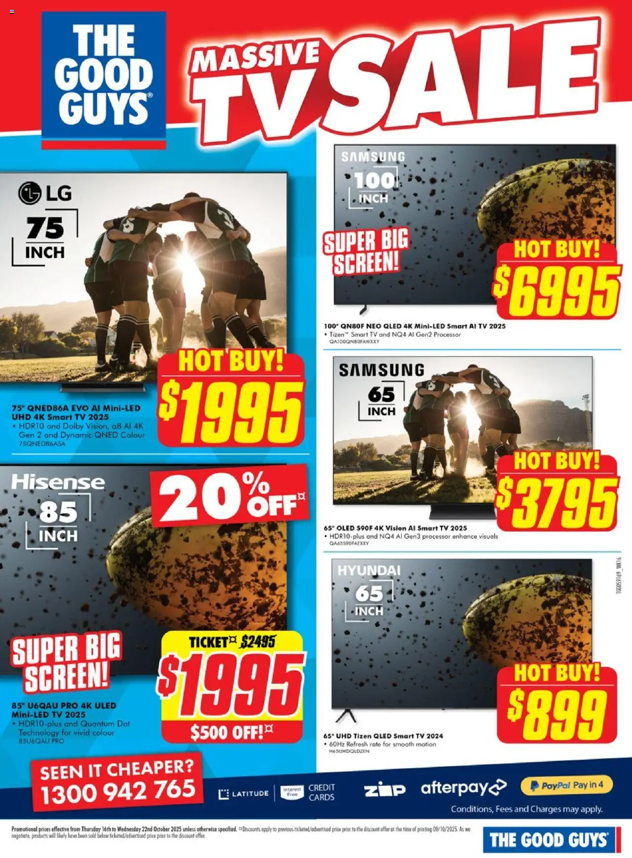 The Good Guys catalogue - valid from 15.10.2025 | Page: 2 | Products: Tv, Smart tv, Screen