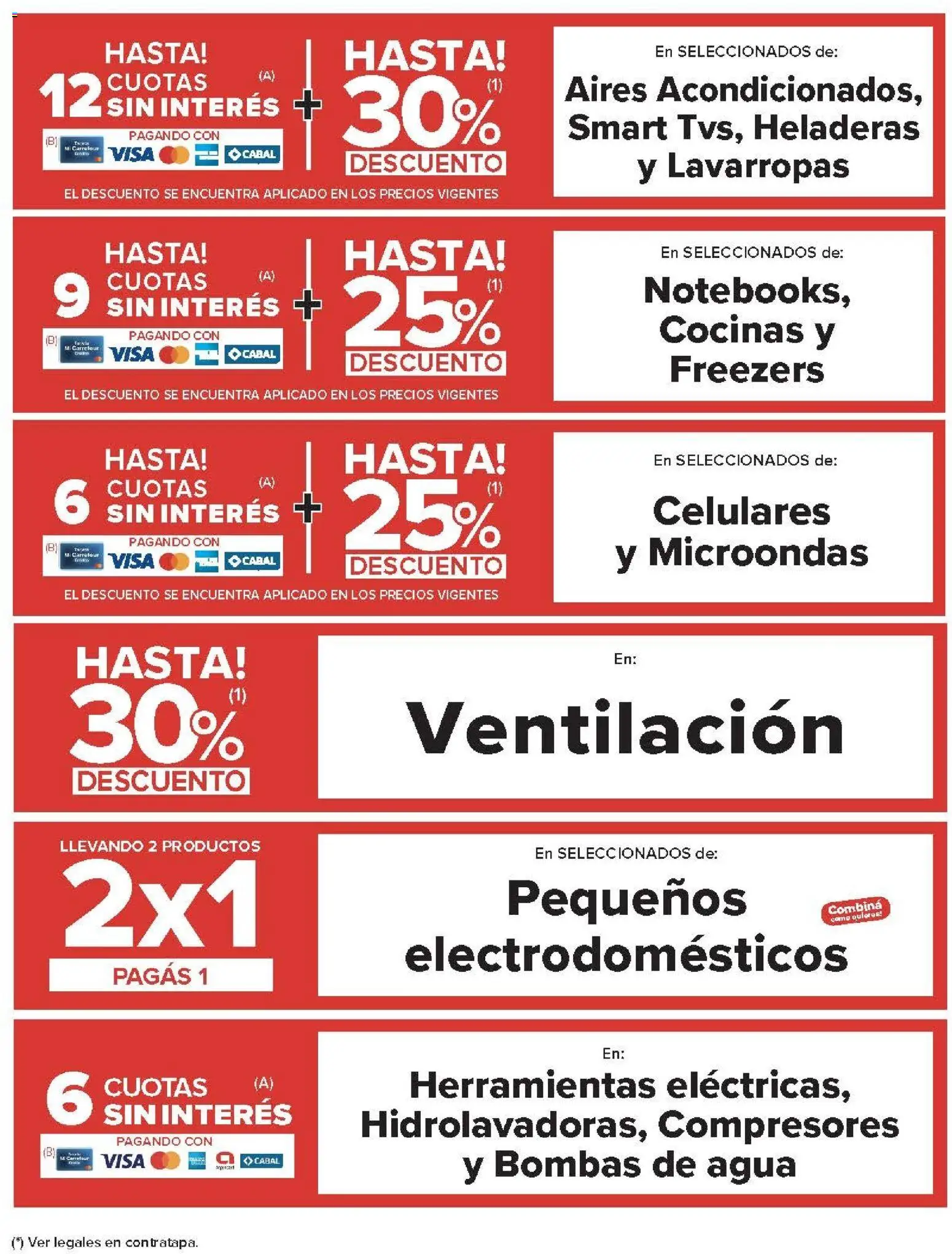 Carrefour ofertas │ válido desde el 13.01.2026 | Página: 27 | Productos: Agua, Lavarropas, Microondas