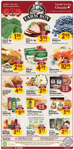 Preview of Farm Boy weekly flyer / circulaire from shop Farm Boy valid from 06.11.2025