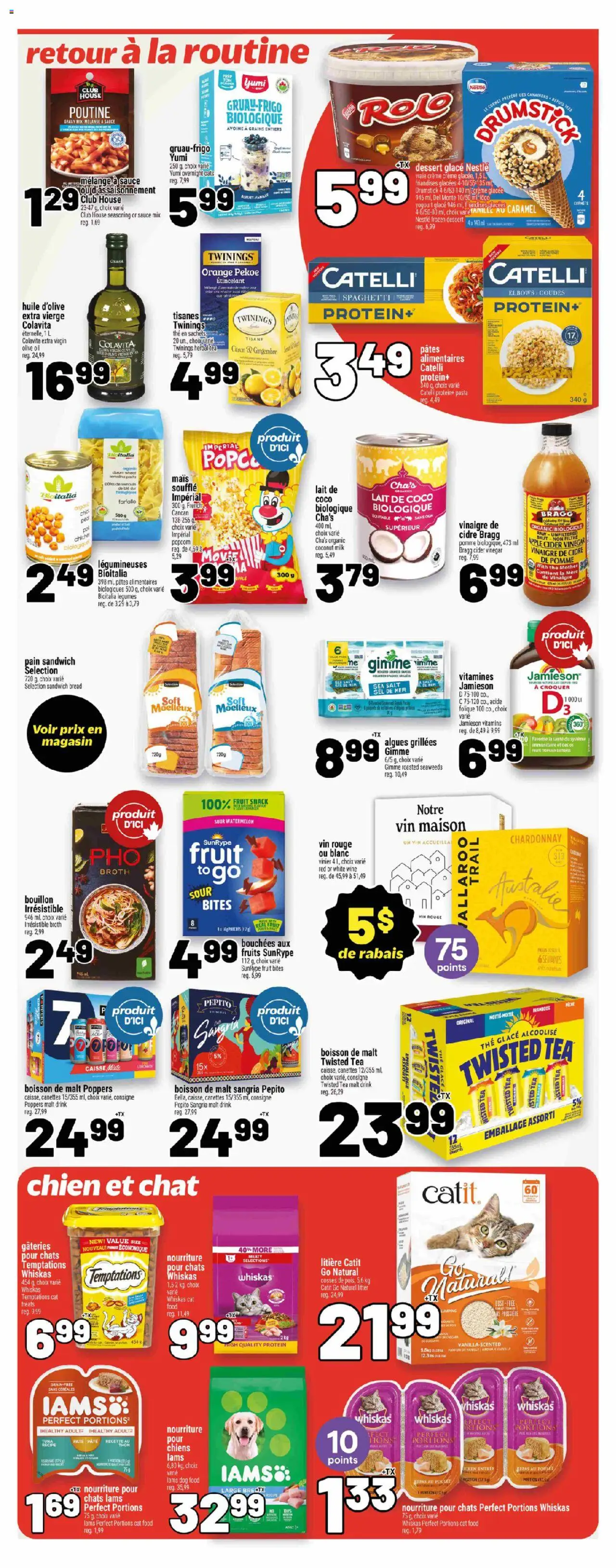 Metro flyer valid from 11.09.2025 | Page: 17 | Products: Pasta, Milk, Bread, Wine