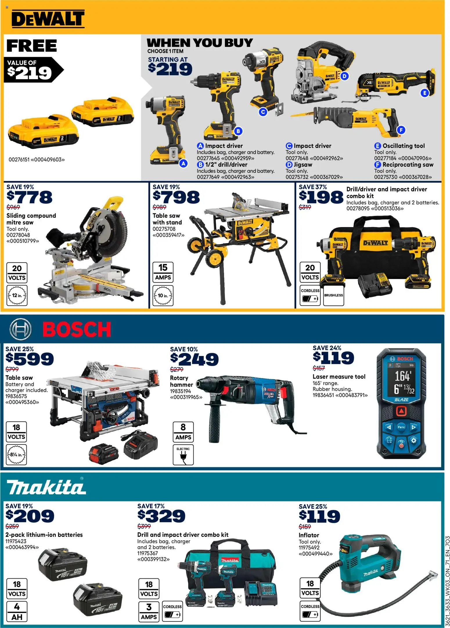 Rona flyer valid from 12.02.2026 | Page: 19 | Products: Table, Battery