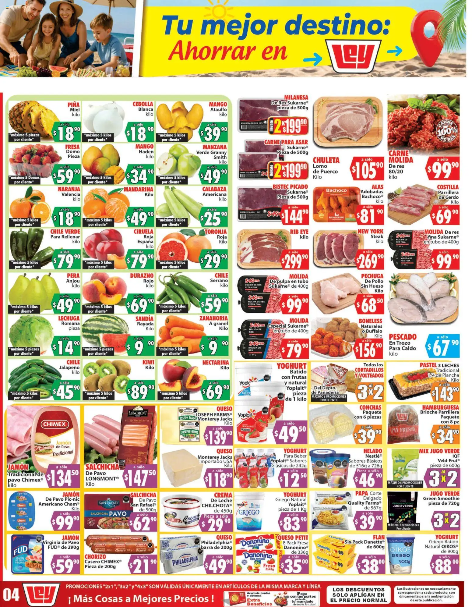 Nuevas ofertas de Casa Ley válidas en toda la República Mexicana desde el 31.03.2026. ¡Encuentra las mejores ofertas en Casa Ley folleto Autoservicio La Paz, BCS! | Página: 1 | Productos: Papa, Toronja, Pastel, Zanahoria