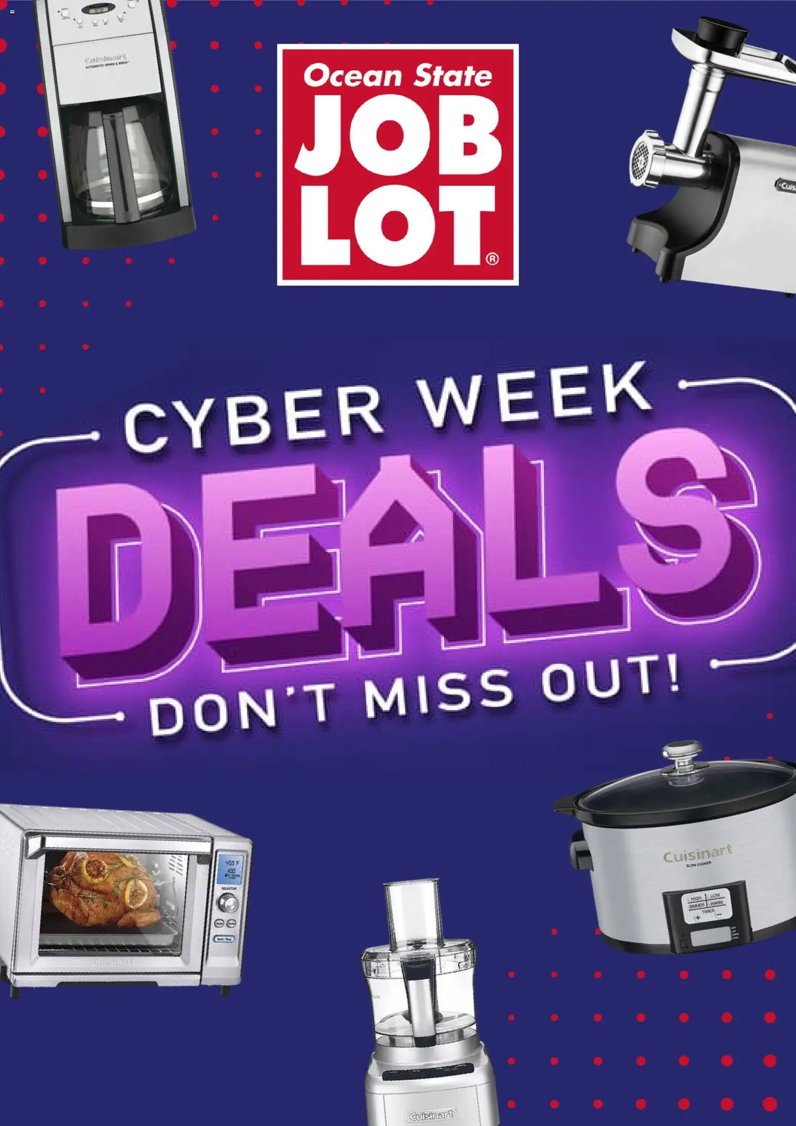 Ocean State Job Lot Cyber Week - valid from 30.11.2025 | Page: 1 | Products: Cooker