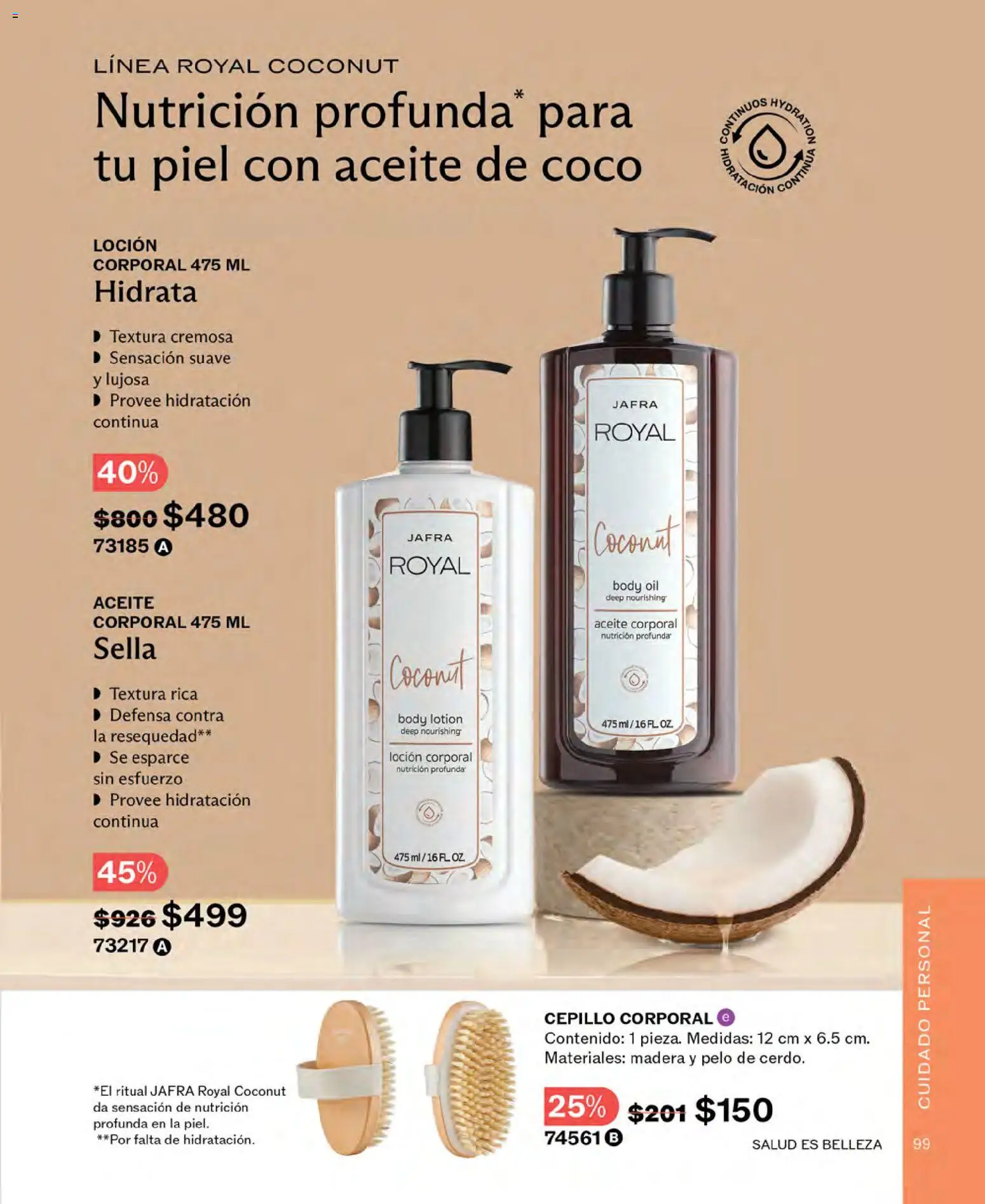 Nuevas ofertas de JAFRA válidas en toda la República Mexicana desde el 01.11.2025. ¡Encuentra las mejores ofertas en JAFRA catálogo! | Página: 99 | Productos: Cepillo, Aceite, Loción, Body