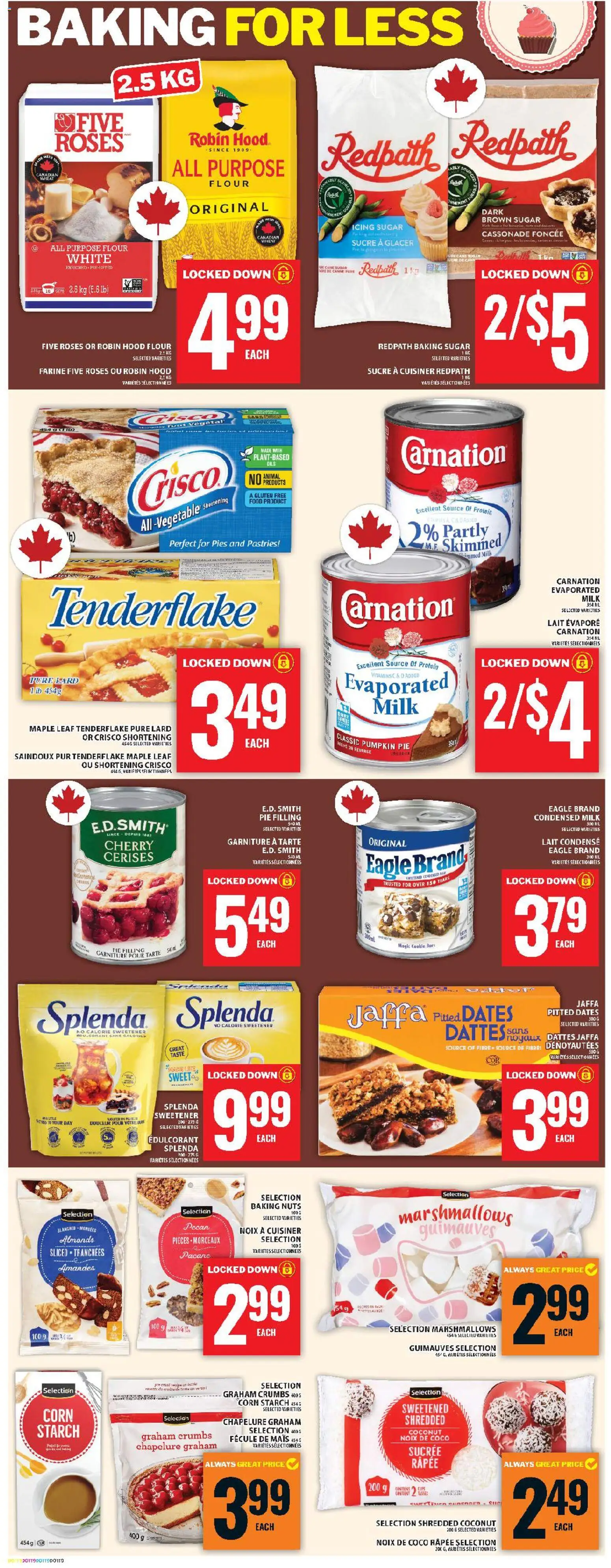 Food Basics flyer valid from 30.10.2025 | Page: 10 | Products: Nuts, Milk, Pumpkin