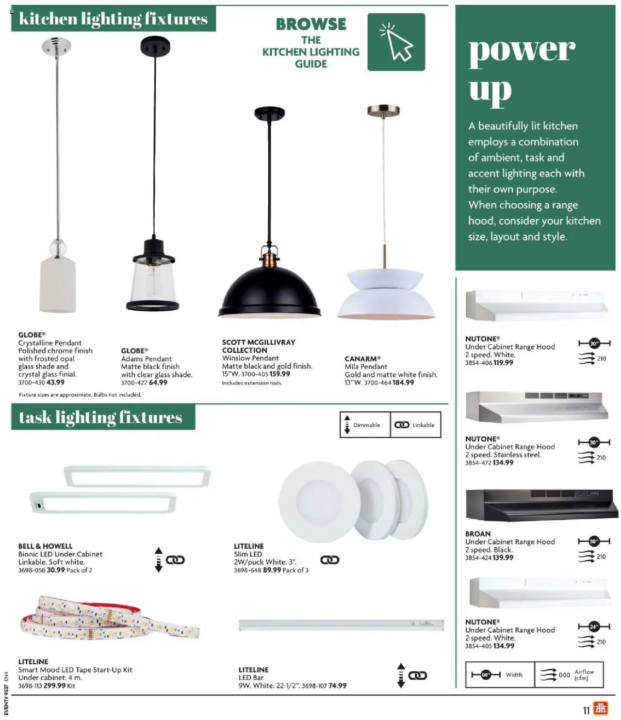 Home Hardware flyer valid from 11.09.2025 | Page: 11 | Products: Range hood, Cabinet