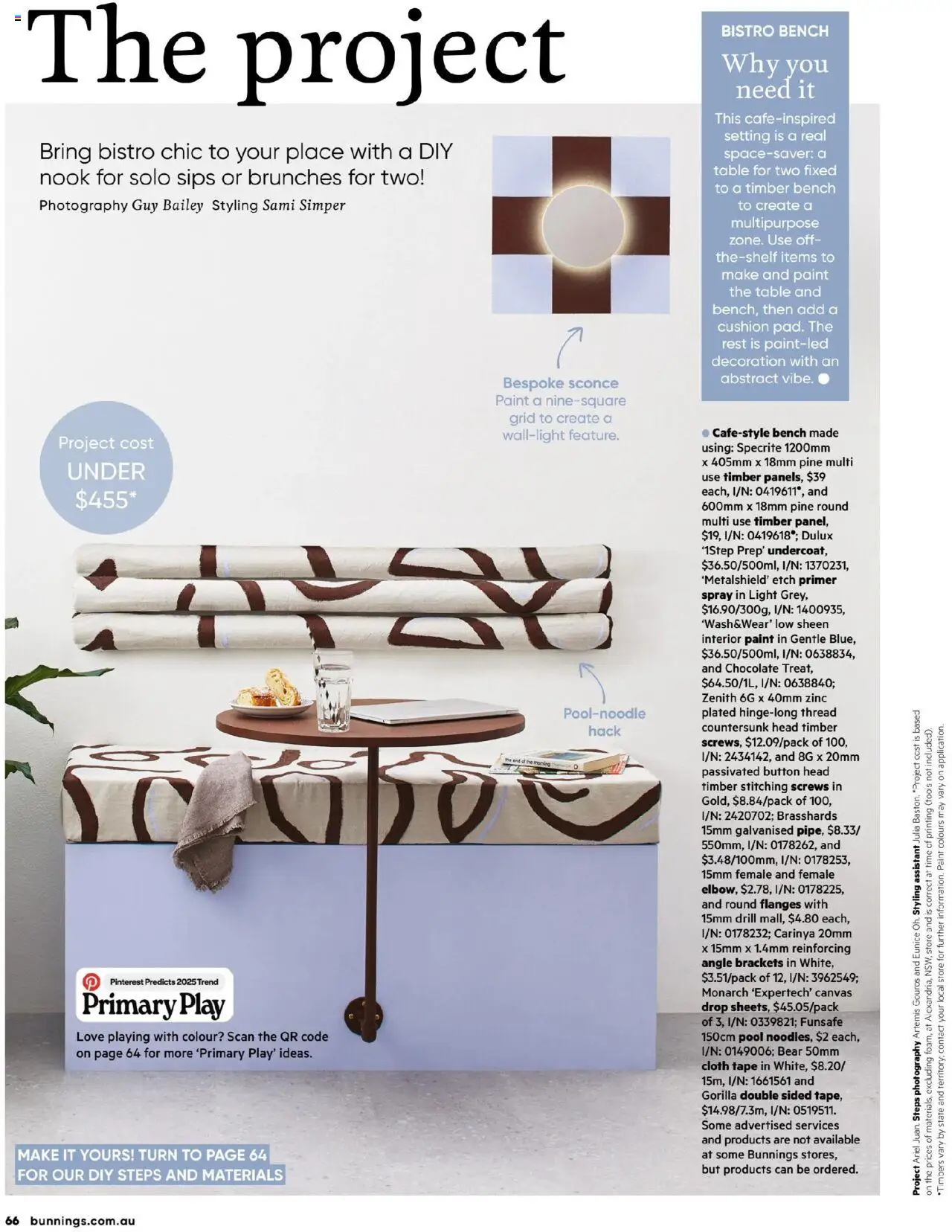 Bunnings Warehouse catalogue - valid from 01.07.2025 | Page: 66 | Products: Cushion, Chocolate, Multipurpose, Tools