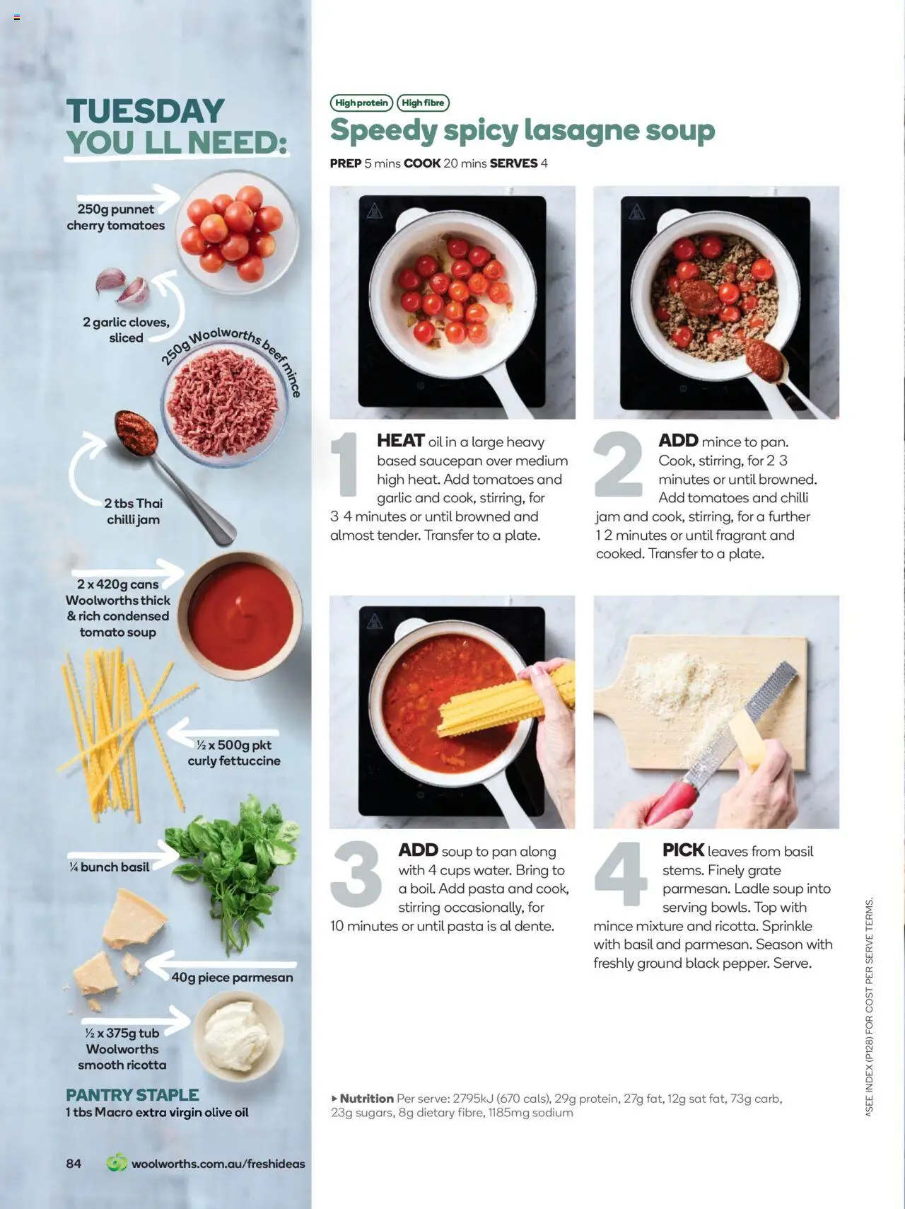 Woolworths catalogue - valid from 01.06.2025 | Page: 84 | Products: Cups, Tomatoes, Olive oil, Chilli