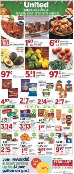 Preview of United Supermarkets weekly ads valid from 03.02.2026