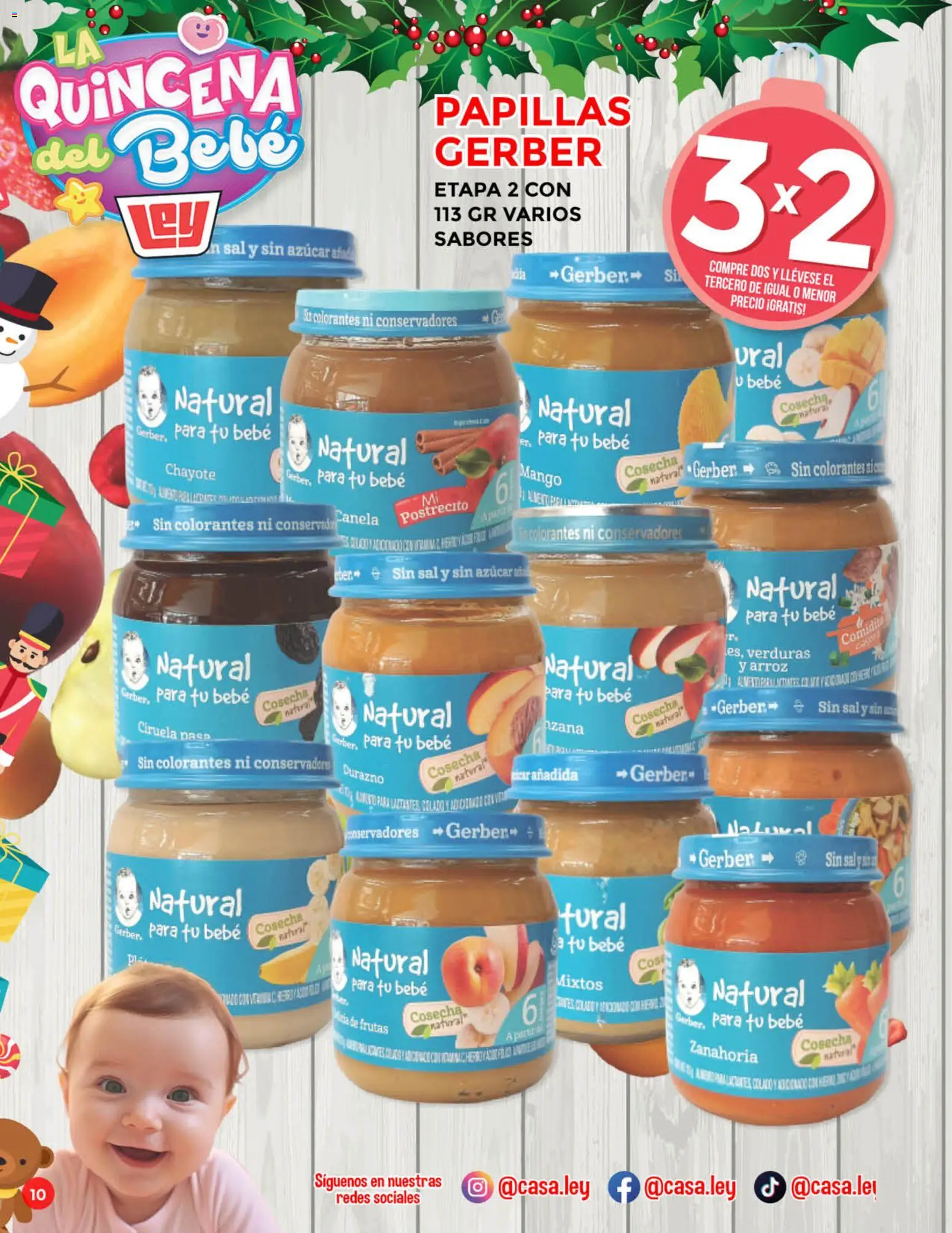 Nuevas ofertas de Casa Ley válidas en toda la República Mexicana desde el 28.11.2025. ¡Encuentra las mejores ofertas en Casa Ley folleto Cuenta con ternura! | Página: 11 | Productos: Azúcar, Sal, Mango, Zanahoria