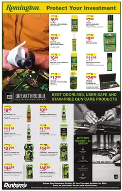 Preview of Dunham's Sports weekly ads valid from 25.10.2025 | Page: 3 | Products: Pump, Powder, Water, Handgun