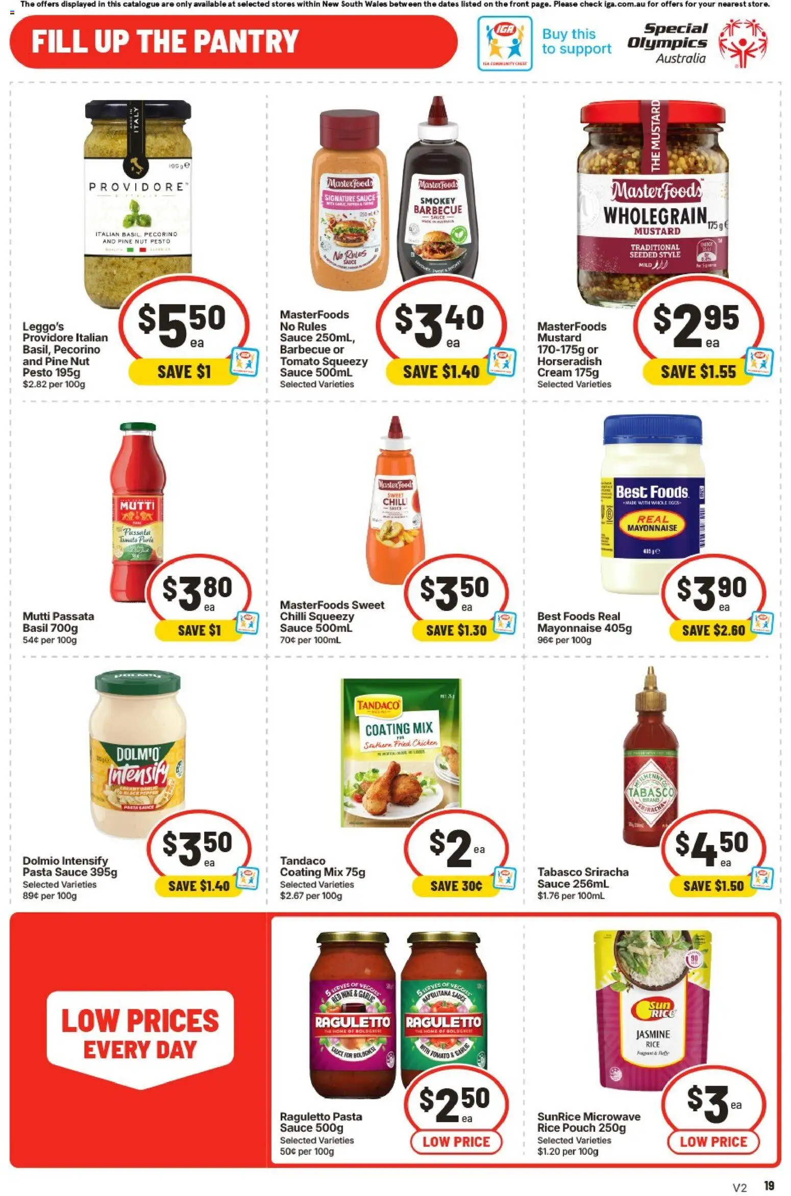 IGA catalogue - valid from 29.04.2026 | Page: 19 | Products: Chicken, Mustard, Garlic, Chilli