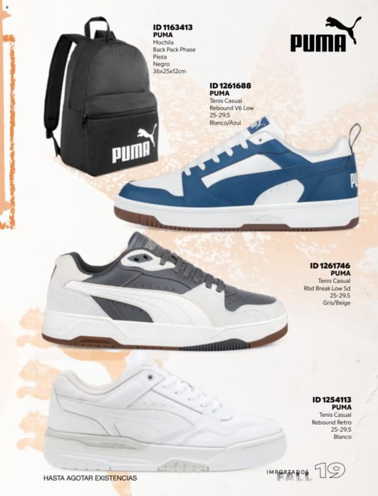 Nuevas ofertas de Price Shoes válidas en toda la República Mexicana desde el 18.08.2025. ¡Encuentra las mejores ofertas en Price Shoes - Catálogo Fall Importados! | Página: 19 | Productos: Tenis, Mochila