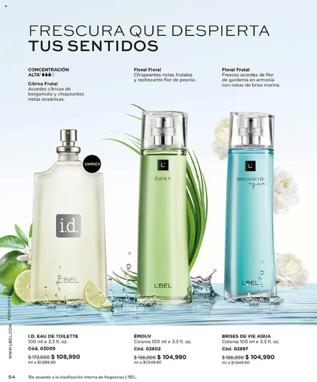 L'Bel revista - valida desde el 16.06.2025 | Página: 94 | Productos: Eau de toilette