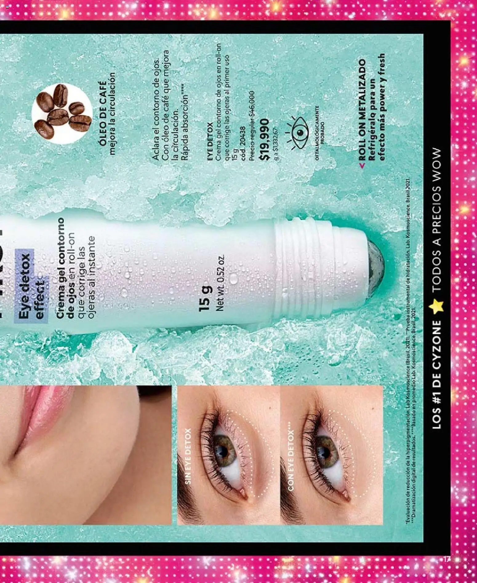 CyZone revista - valida desde el 01.02.2026 | Página: 17 | Productos: Crema, Contorno, Contorno de ojos, Café
