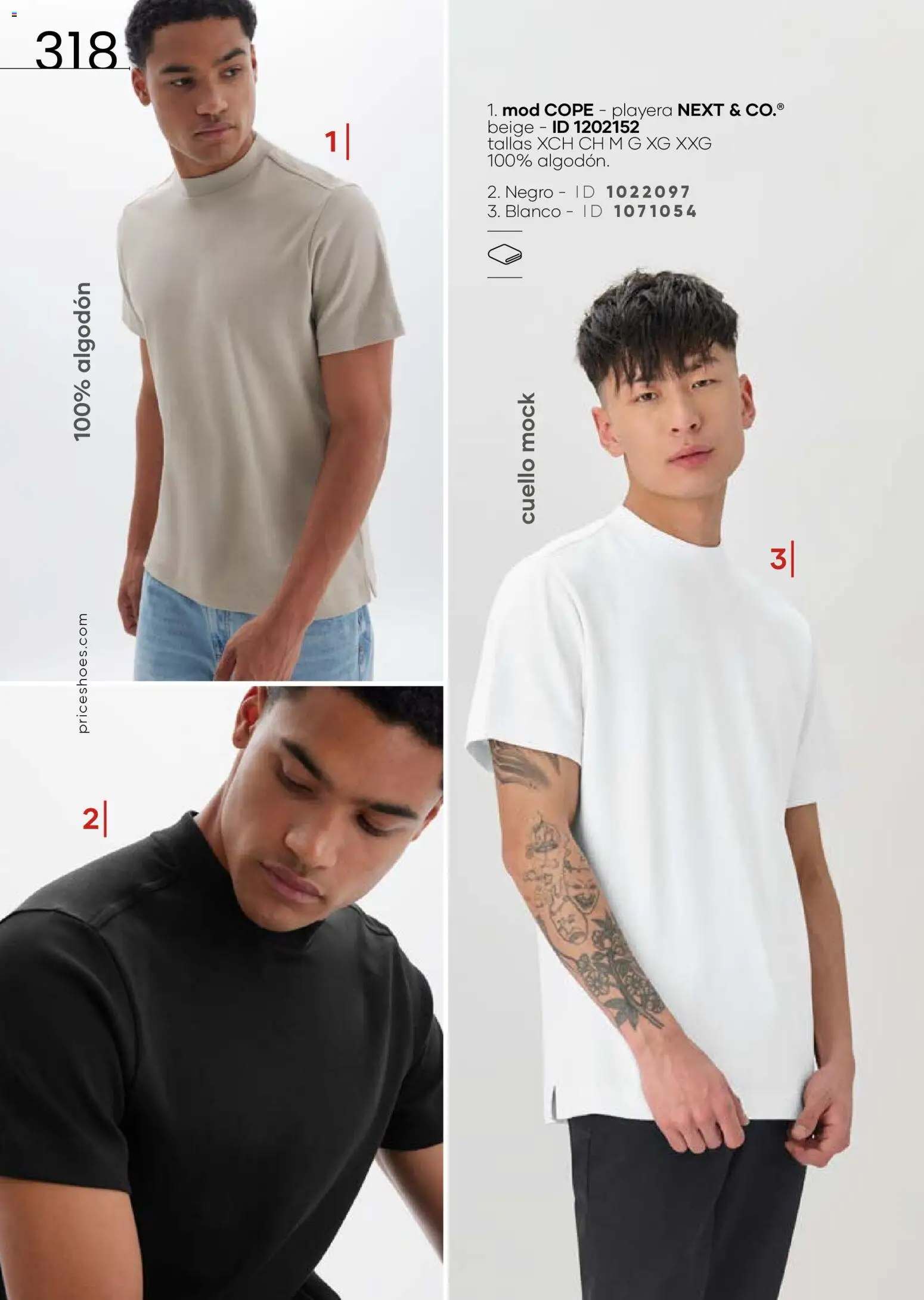 Nuevas ofertas de Price Shoes válidas en toda la República Mexicana desde el 27.11.2025. ¡Encuentra las mejores ofertas en Price Shoes catálogo Cierre De Temporada ! | Página: 318 | Productos: Algodón, Playera