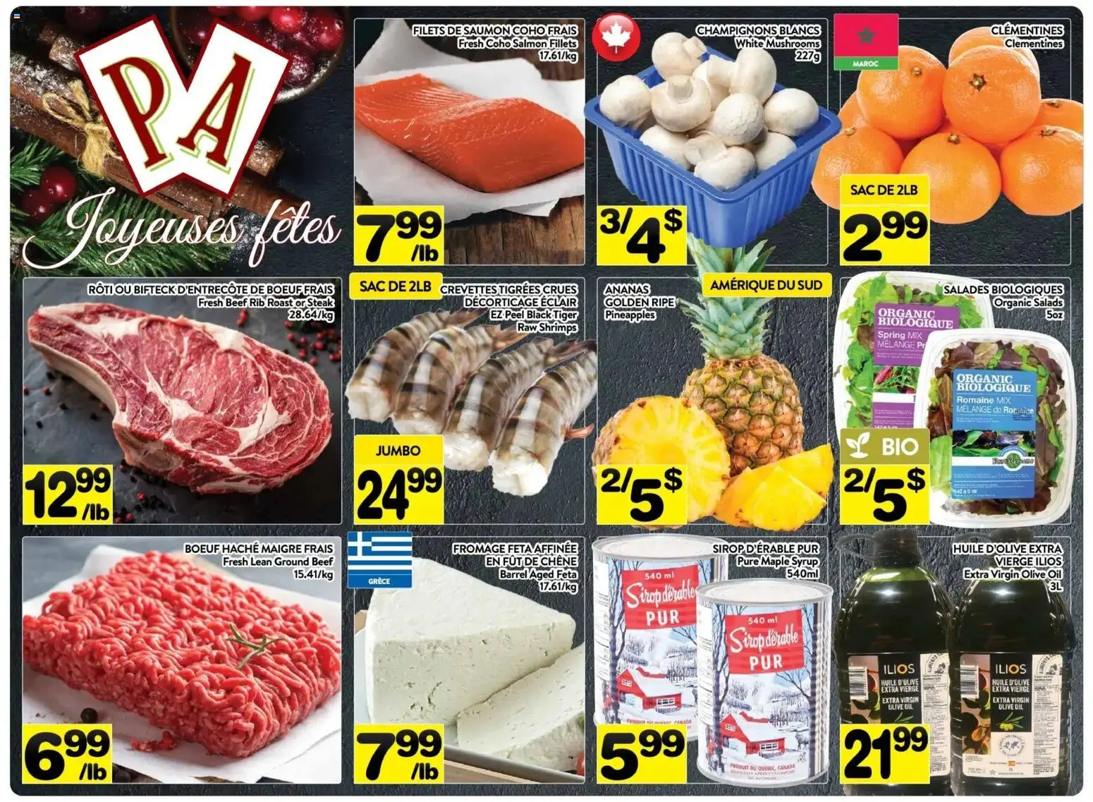 Pa Supermarché flyer valid from 15.12.2025 | Page: 1 | Products: Beef, Oil