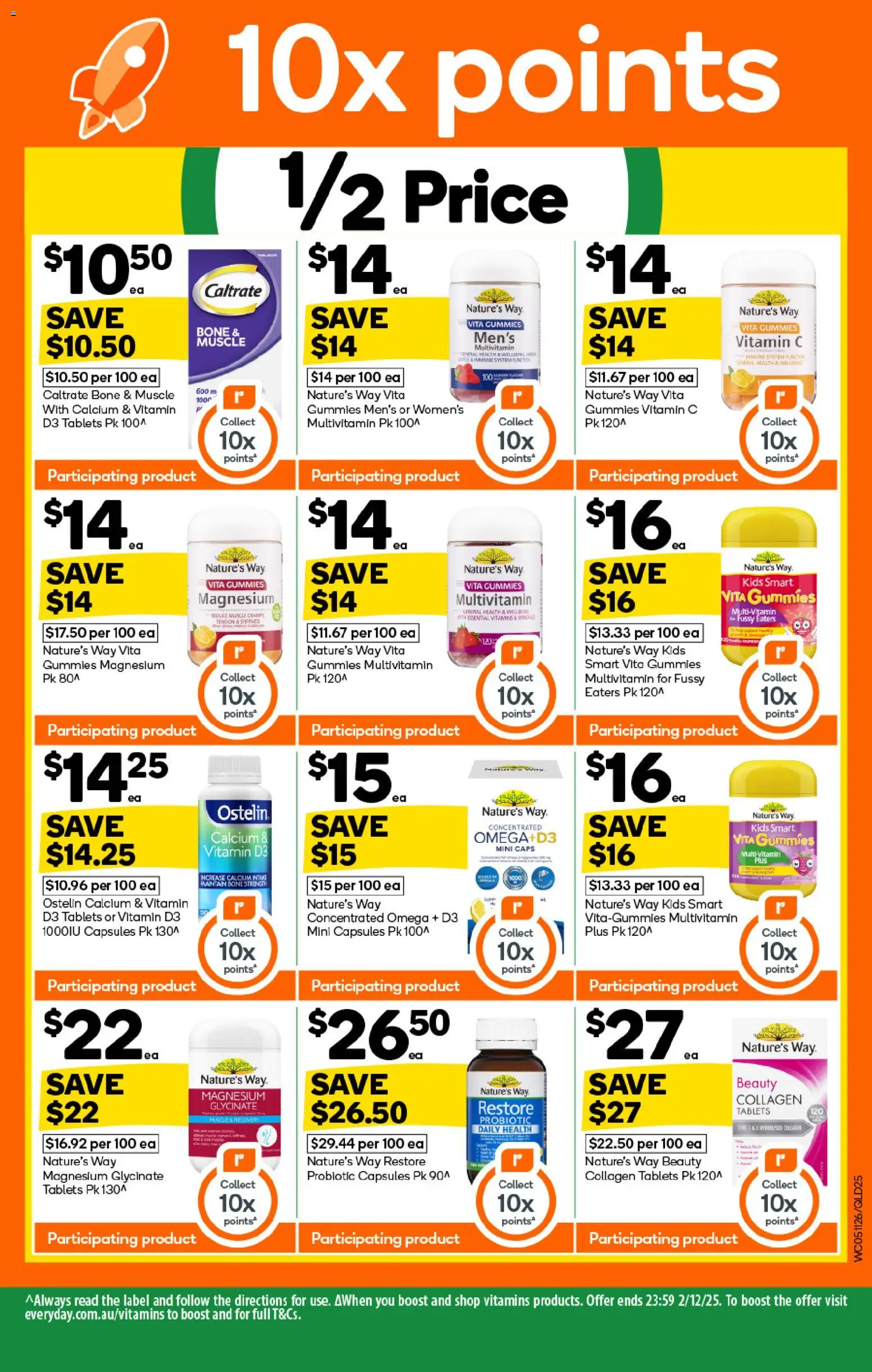 Woolworths catalogue - valid from 05.11.2025 | Page: 25 | Products: Collagen, Multivitamin, Tablets, Vitamin