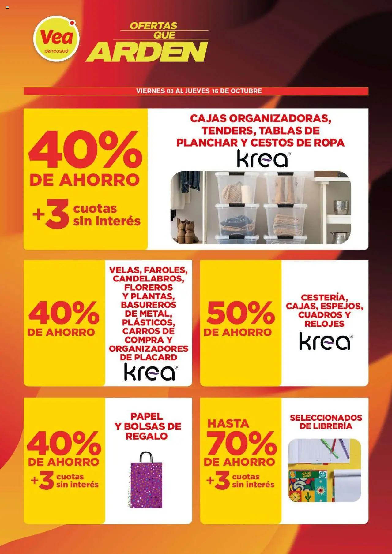 Vea - Ofertas que ardén │ válido desde el 03.10.2025 | Página: 9 | Productos: Placard, Planchar, Ropa