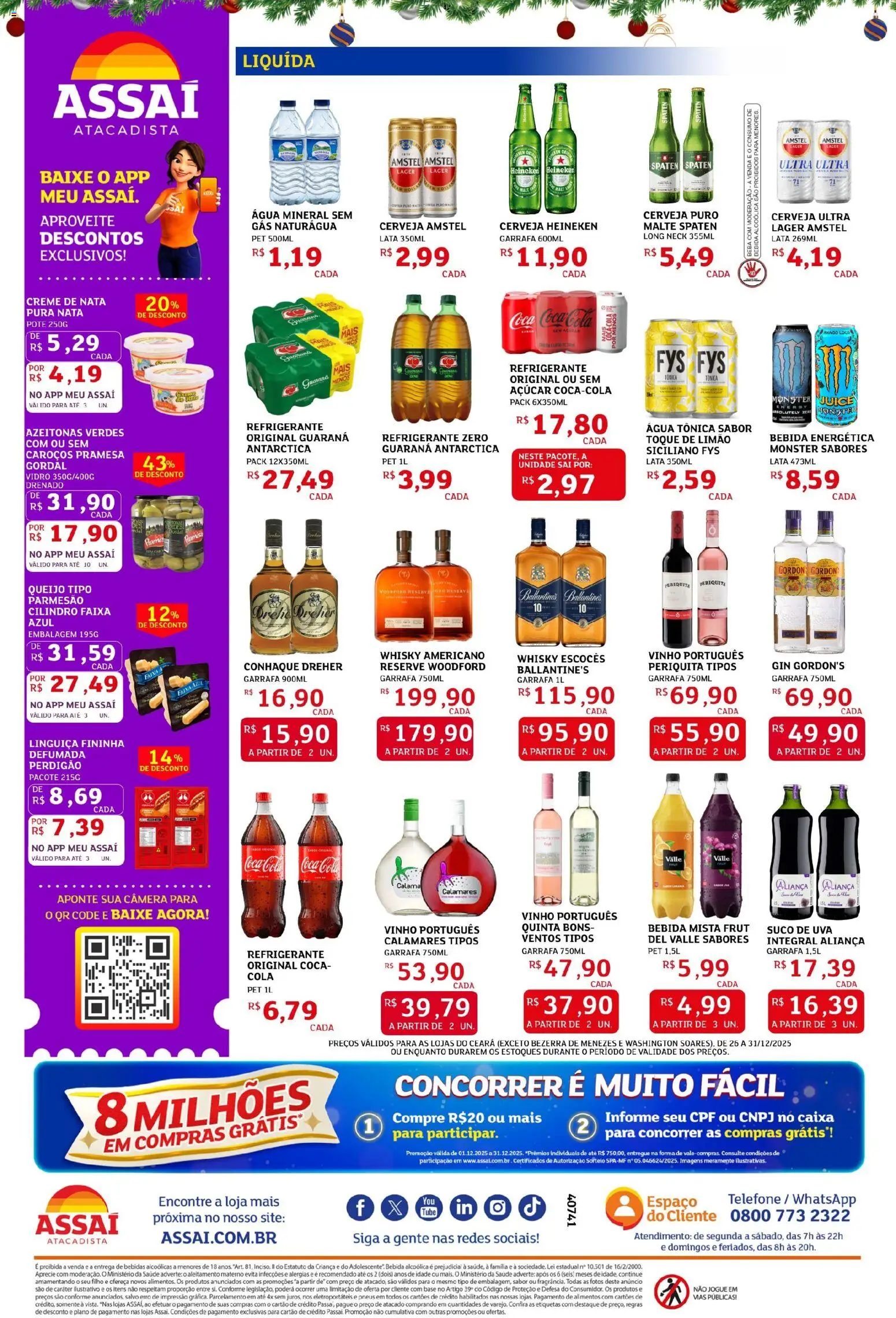 Assaí Atacadista Folheto - válido de 26.12.2025 | Página: 2 | Produtos: Aliança, Pneus, Parmesão, Refrigerante